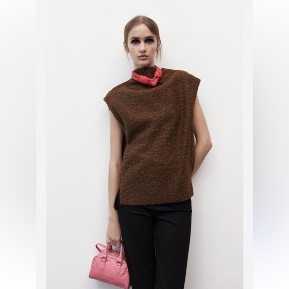New Zara Sweater Vest Top - Picture 8 of 15